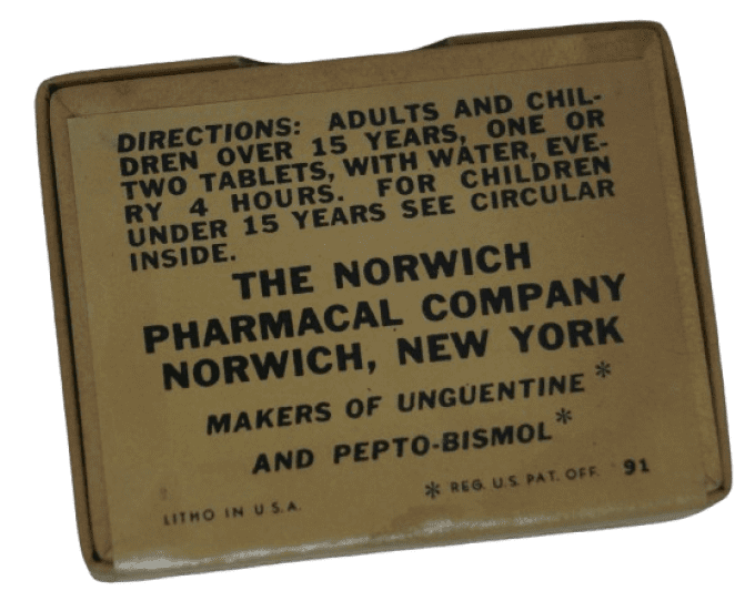 BOITE MEDICALE NORWICH WAR TIME CONTAINER 