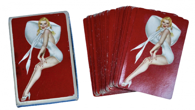 JEU DE CARTES PIN-UP ESQUIRE 