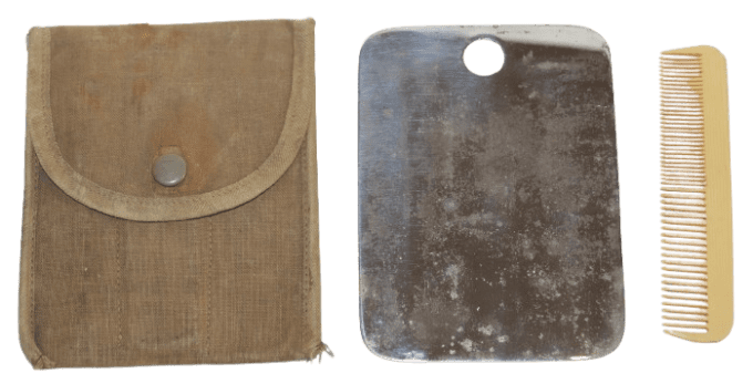 KIT TOILETTE MIROIR METAL 