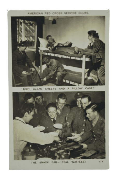 CARTE RED CROSS SGT JONES 1944 ANGLETERRE 8TH USAAF B-17