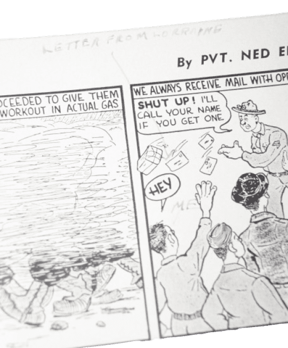 BANDE DESSINEE ROOKIE CAMP ROBERTS 1942