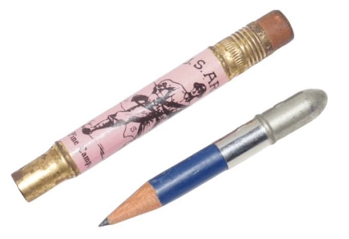CRAYON BULLET PENCIL US ARMY CAMP PINE NY