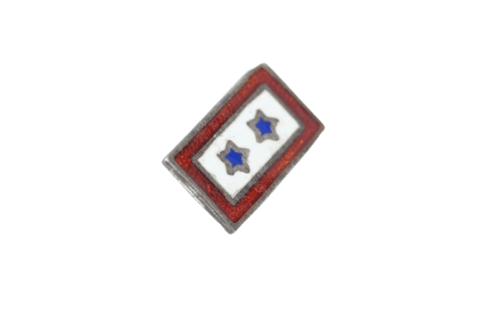 EPINGLE STERLING SERVICE FLAG 