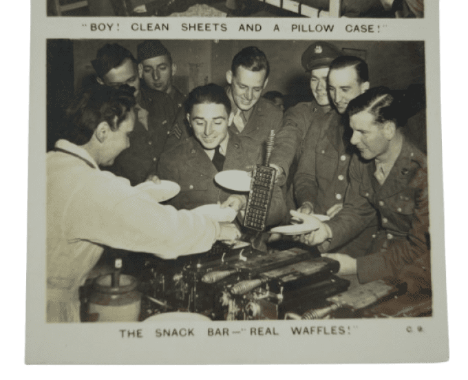 CARTE RED CROSS SGT JONES 1944 ANGLETERRE 8TH USAAF B-17
