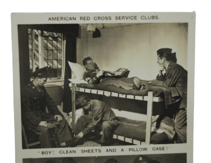 CARTE RED CROSS SGT JONES 1944 ANGLETERRE 8TH USAAF B-17