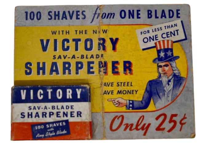 AIGUISEUR LAMES DE RASOIR VICTORY 1943 