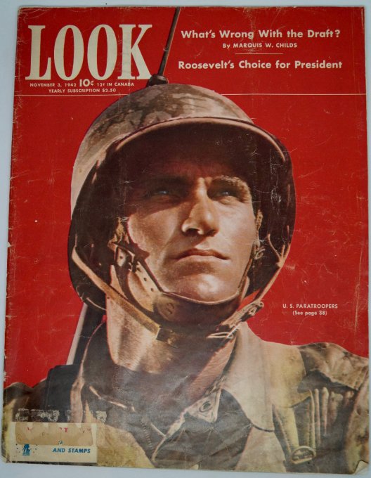 MAGAZINE "LOOK" PARATROOPER 1942