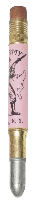 CRAYON BULLET PENCIL US ARMY CAMP PINE NY