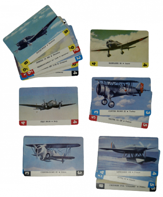 JEU DE CARTES ZOOM RECONNAISSANCE AVIONS 1941