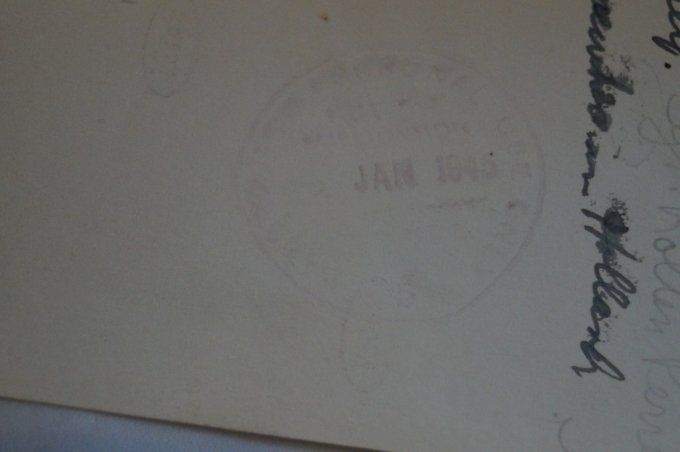 LETTRE SGT PERRY 459TH AAA BN MEDICAL DETACHMENT - ST LO NORMANDIE