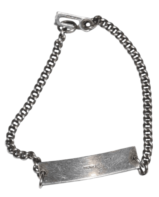 BRACELET STERLING USAAF PILOTE 
