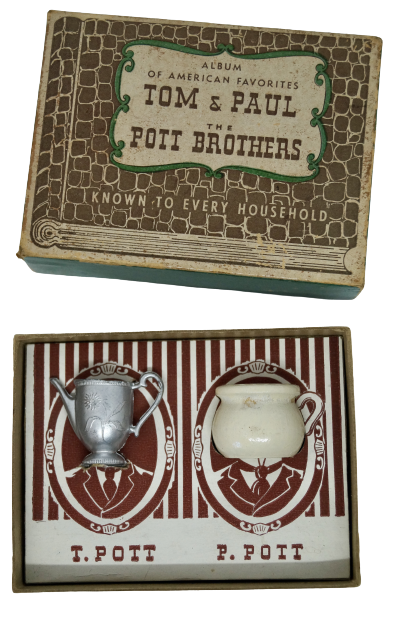 BOITE HUMORISTIQUE "POTT BROTHERS" 1940