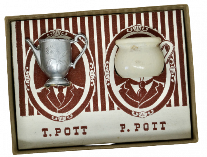 BOITE HUMORISTIQUE "POTT BROTHERS" 1940