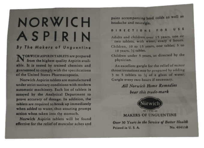BOITE MEDICALE NORWICH WAR TIME CONTAINER 