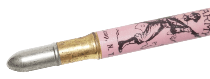 CRAYON BULLET PENCIL US ARMY CAMP PINE NY