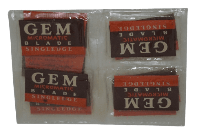 KIT LAMES RASOIR GEM PERSONNEL MILITAIRE