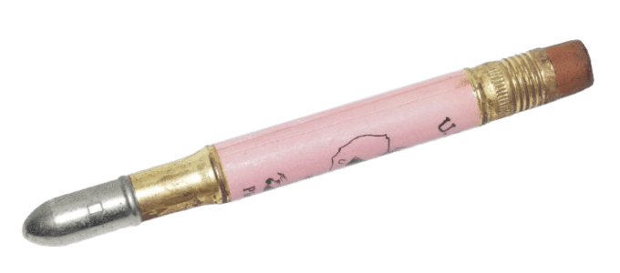 CRAYON BULLET PENCIL US ARMY CAMP PINE NY