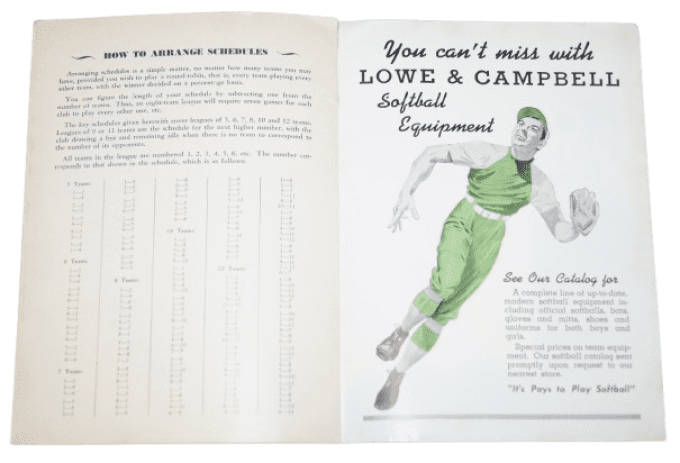 GUIDE SOFTBALL OCFFICIAL RULES 1944