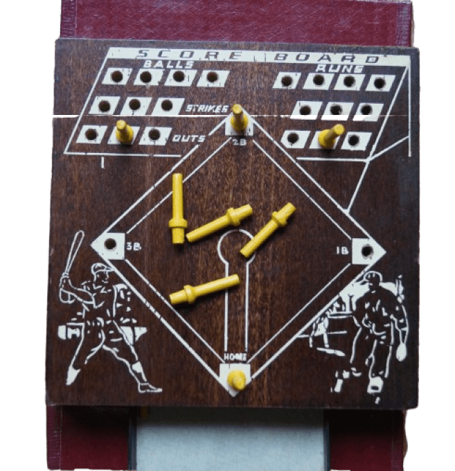 JEU DE POCHE BASEBALL PERSONNEL MILITAIRE 1943