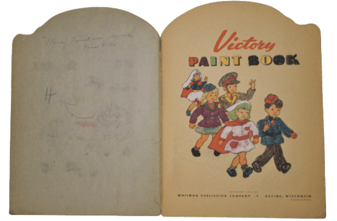 LIVRE DE COLORIAGE "VICTORY PAINT BOOK" 1942