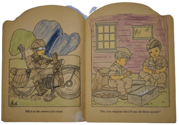 LIVRE DE COLORIAGE "VICTORY PAINT BOOK" 1942