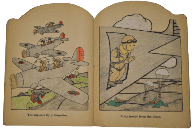 LIVRE DE COLORIAGE "VICTORY PAINT BOOK" 1942