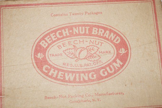 BOITE CHEWING-GUM BEECH-NUT 