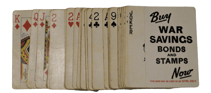 JEU CRIBBAGE "BUY WAR BONDS" 1942