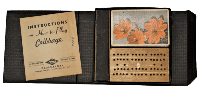 JEU CRIBBAGE "BUY WAR BONDS" 1942