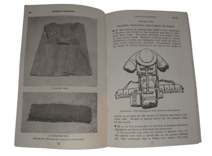 MANUEL SOLDIER'S HANDBOOK 1941 CPL ROBARGE USAAF