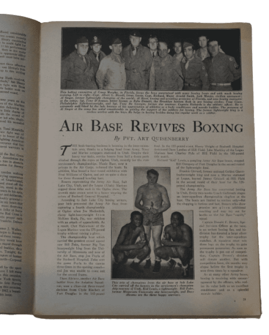 MAGAZINE BOXE "THE RING" 1943