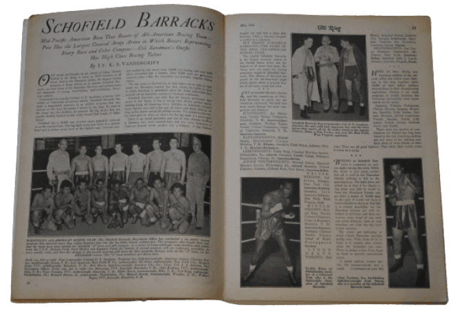 MAGAZINE BOXE "THE RING" 1943