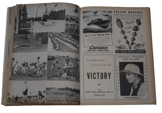 PROGRAMME FOOTBALL AMERICAIN NAVY 1943 