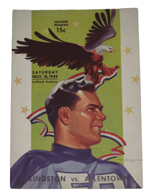 PROGRAMME SOUVENIR FOOTBALL AMERICAIN 1944