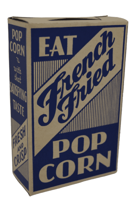 BOITE DE POP-CORN FRENCH FRIED