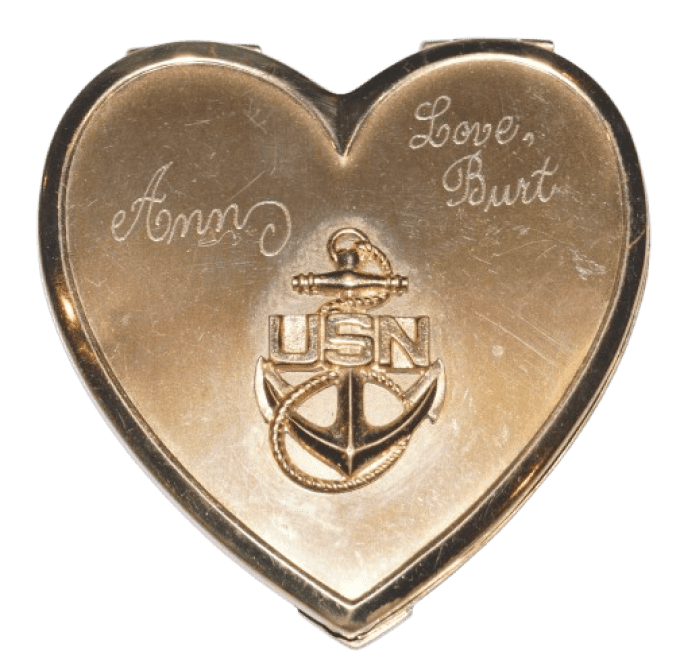 POUDRIER US NAVY COEUR GRAVE 