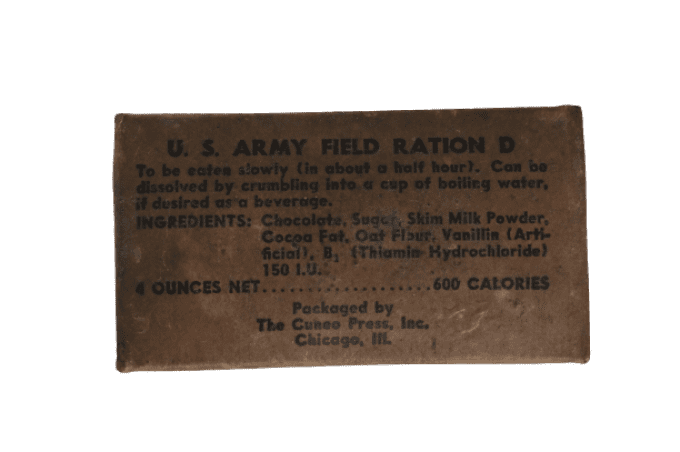 US ARMY FIELD RATION D