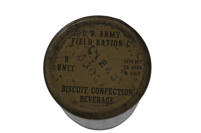 US ARMY FIELD RATION C COCOA 1943 PLEINE