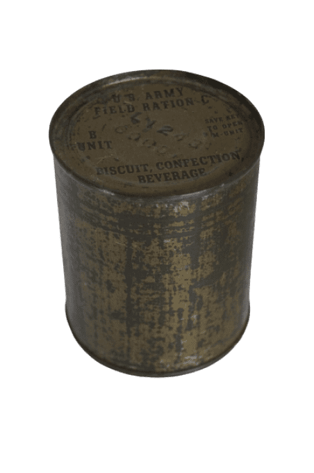 US ARMY FIELD RATION C COCOA 1943 PLEINE