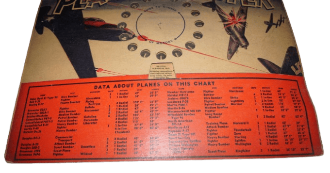 GUIDE RECONNAISSANCE PLANE SPOTTER 1942 GRAND MODELE