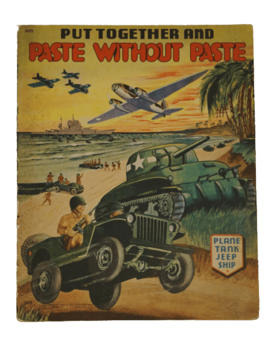 LIVRE DECOUPAGE VEHICULES MILITAIRES 1943