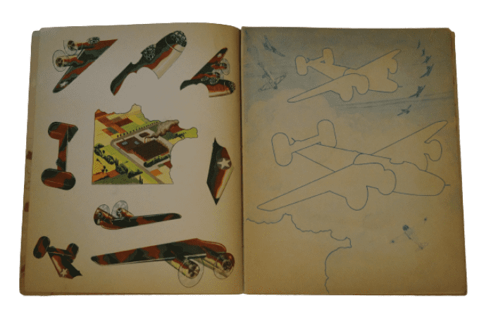 LIVRE DECOUPAGE VEHICULES MILITAIRES 1943