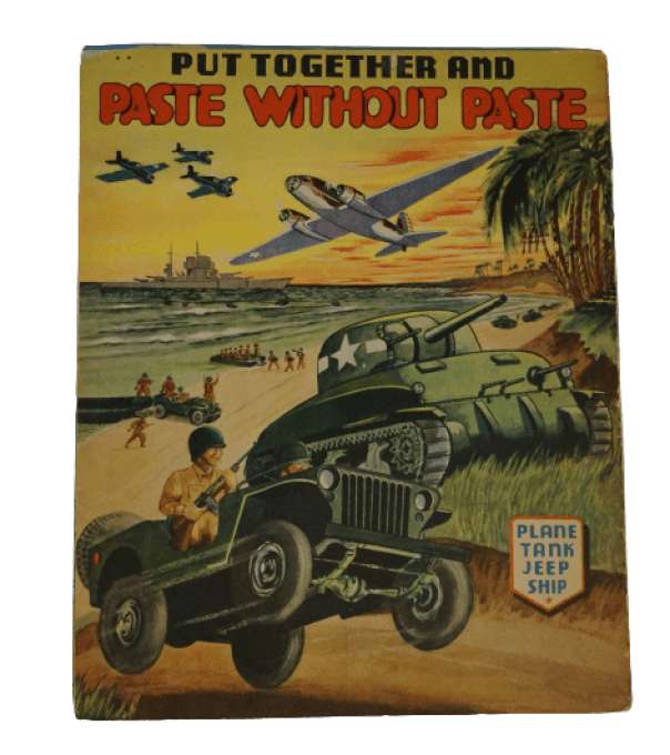 LIVRE DECOUPAGE VEHICULES MILITAIRES 1943