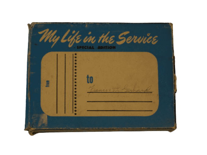 LIVRET "MY LIFE IN THE SERVICE" ARMY MARINES NAVY NOMINATIF 
