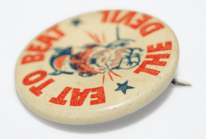 BADGE PATRIOTIQUE A EPINGLE CHANCELIER ALLEMAND 