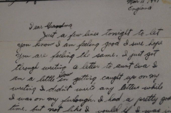 V-MAIL S/GGT SMITH 101ST AIRBORNE 327TH GLIDER ANGLETERRE 1944