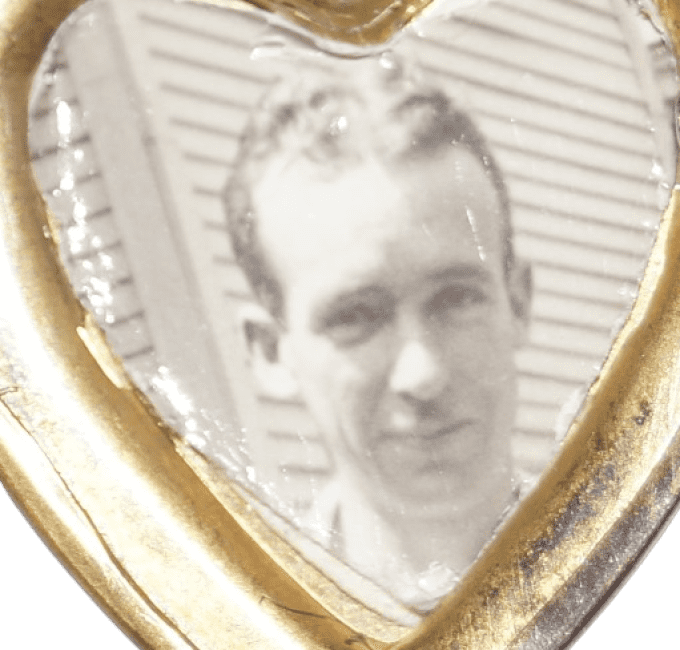 PENDENTIF US NAVY NACRE OR AVEC PHOTO