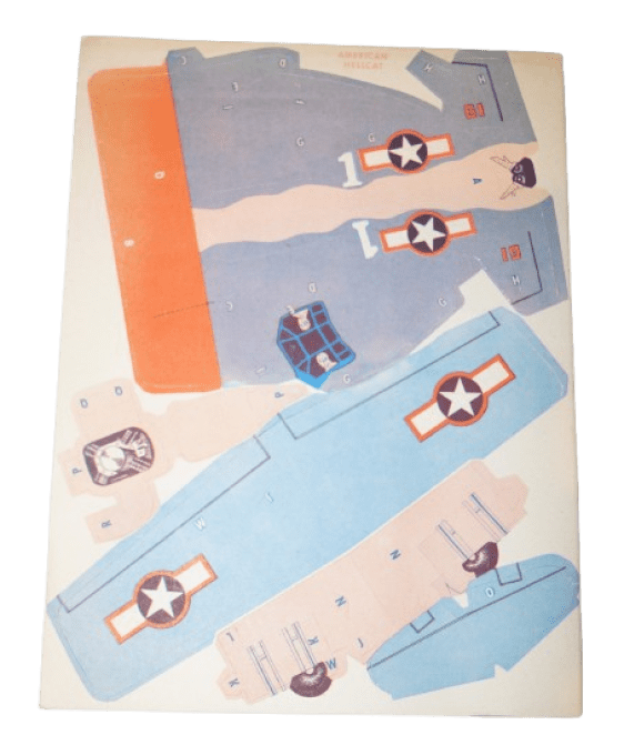 MAQUETTES AVIONS ALLIES AMERICAN ACE SPOTTER 1944