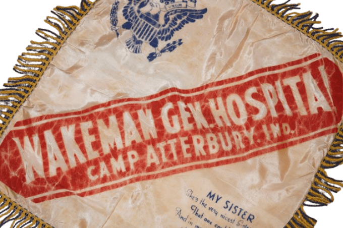 HOUSSE US ARMY CAMP ATTERBURY WAKEMAN GEN HOSPITAL 