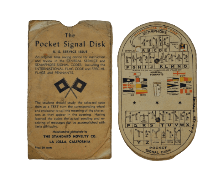 GUIDE POCKET SIGNAL DISK 1942 NOMINATIF